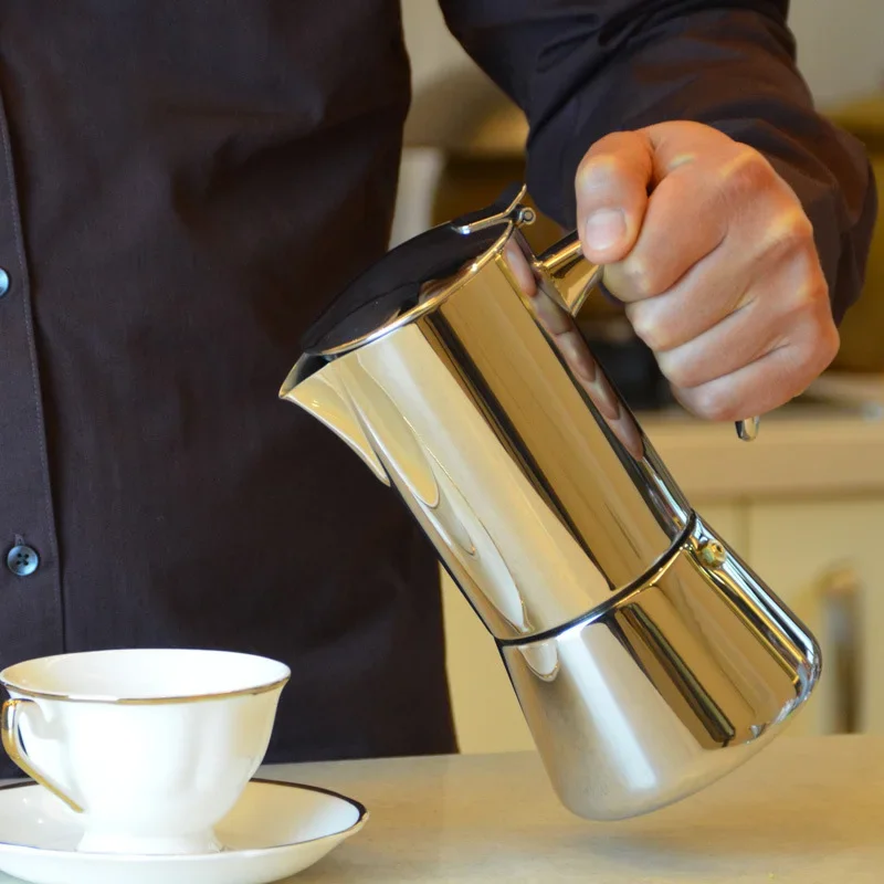 200ml/300ml Portable Coffee Po - Camp Percolator Coffee ulasan dan harga